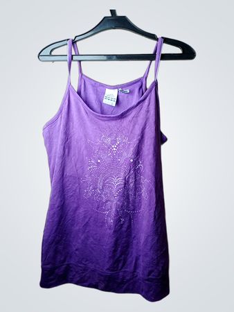Adidas Lila Grafik Cami Top