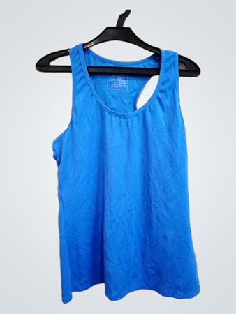 Crane Blue Racerback Tank Top