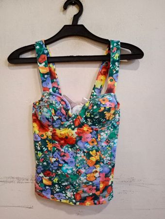 Gift Garden Floral Print Corset Top