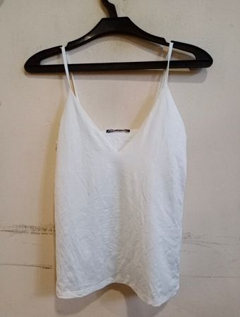 Zara White Cami Top