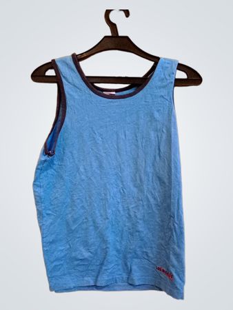  Körper Blau Tank Top