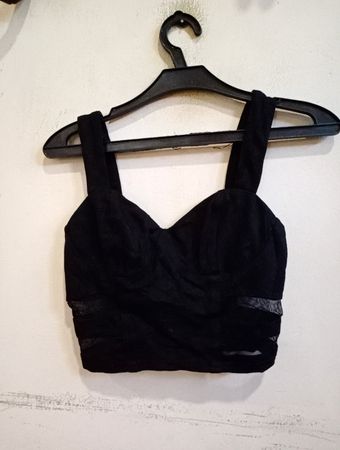 Tally Weijl Schwarzes Kurztop