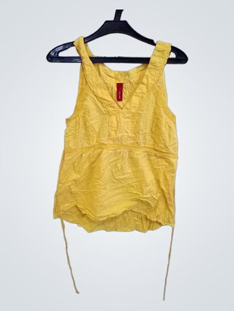 Vero Moda Gelbes Ärmelloses Top