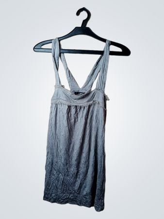 Banana Republic Grey Pinafore Dress