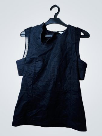 BIMBA Y LOLA Schwarzes ärmelloses Top