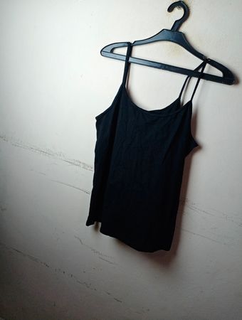 TCM Tchibo Schwarzes Träger-Tanktop