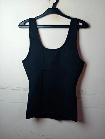 Schwarzes Kompressionstanktop