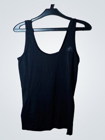 Adidas Damen schwarzes Tanktop