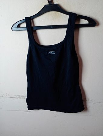 FILA Schwarzes Tanktop