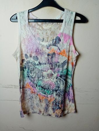 Damen ärmelloses Tanktop mit floralem Druck