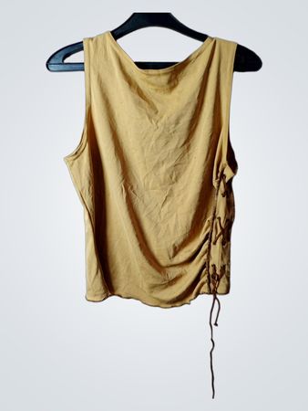Stylewoman ärmelloses Top mit seitlichem Bindungsdetail