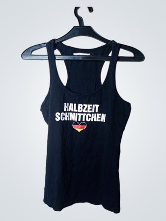 Fishbone Black Graphic Tank Top
