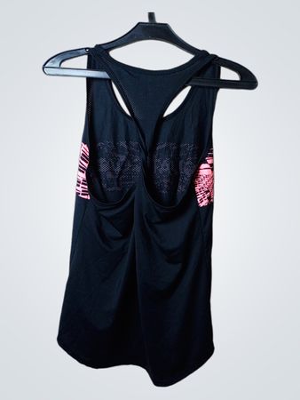 Schwarzes Tanktop mit "SQUAT GOALS"-Grafik