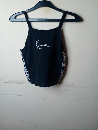 Kani Black Tank Top mit Logo