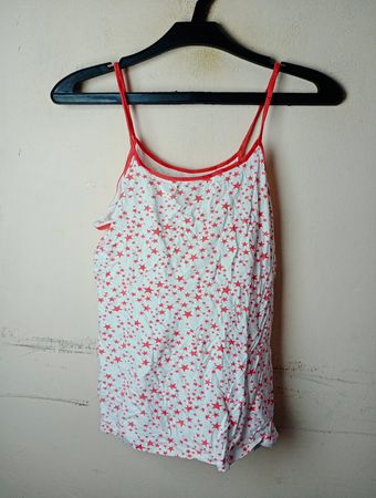 Kids by Tchibo White Star Print Trägershirt