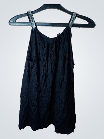 Esprit Schwarzes Verziertes Cami-Top