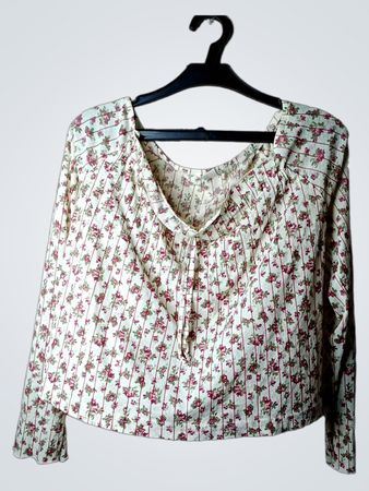 Bluse mit floralem Druck