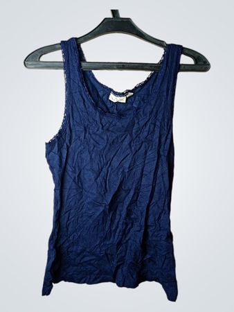 Blue Moon Navy Blue Tank Top