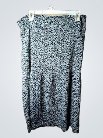 Trägerloses Kleid mit Blumenmuster