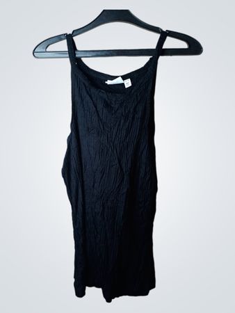 Vila Schwarzes Texturiertes Tanktop