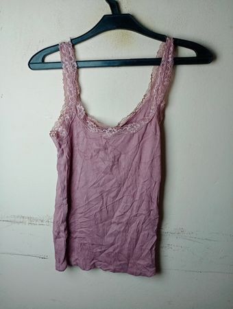 Esmara Damen Pinkes Spitzen-Trim Tanktop