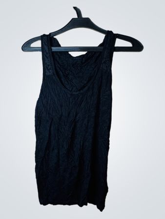 Vetements Schwarzes Tanktop