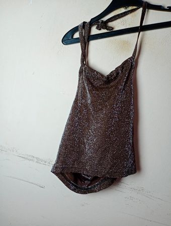 VERO MODA Funkelndes Haltertop