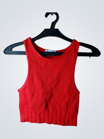 Zara Rippen-Cropped Tanktop