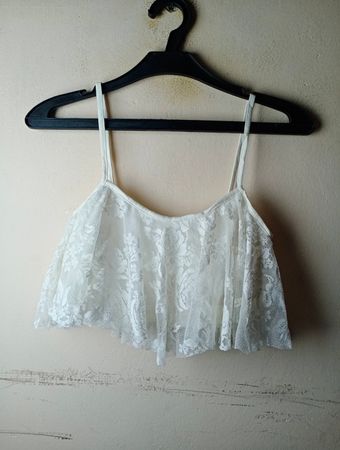Tally Weijl Weißes Spitzen-Cami-Top