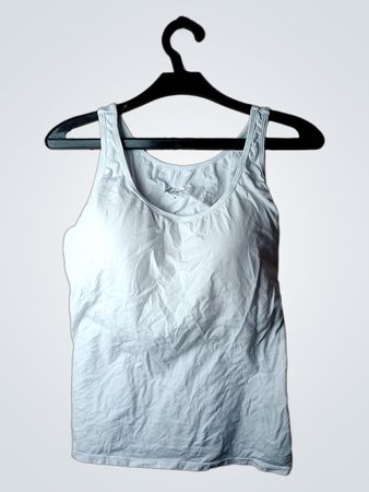 Flame White Tank Top
