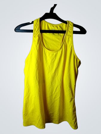 Crane Gelbes Sporttanktop