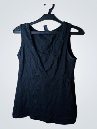 H&M Mama Schwarzes Ärmelloses Top