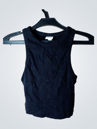 H&M Rippstrick Crop-Top