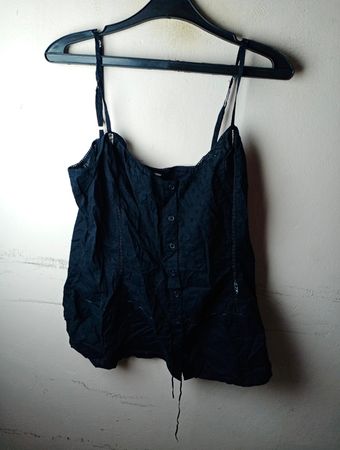 H&M Schwarzes Spaghetti-Top
