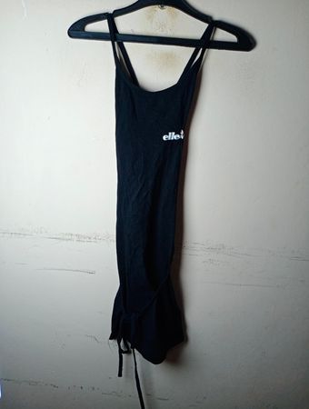 ellesse Schwarzes Spaghettiträgerkleid