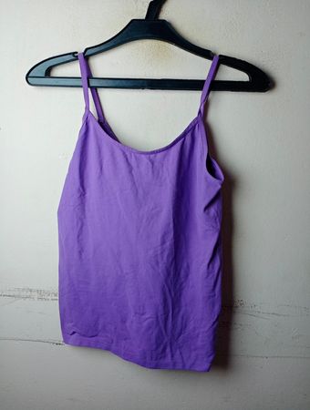 United Colors of Benetton Lila Spaghetti-Träger Tanktop