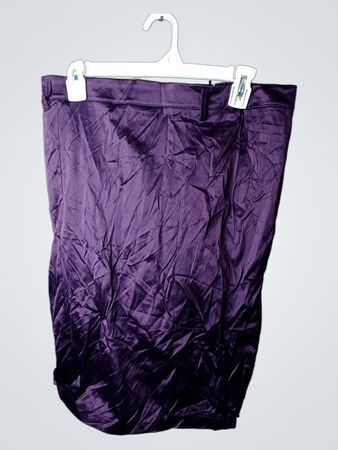 Rinascimento Lila Satin Midi Rock