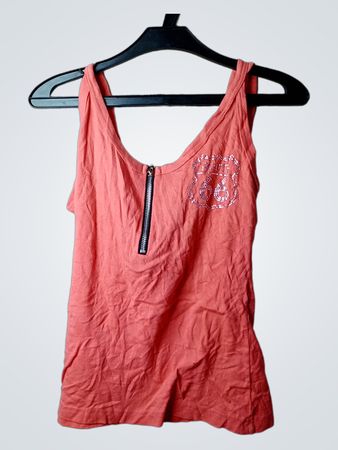 Tattooed In Black von Wave Trade Damen Coral Route 66 Grafik Tanktop