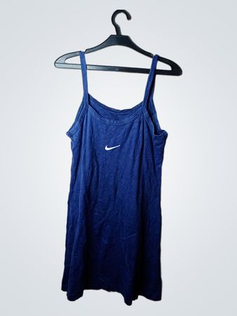 Nike Blaues Spaghetti-Träger-Kleid