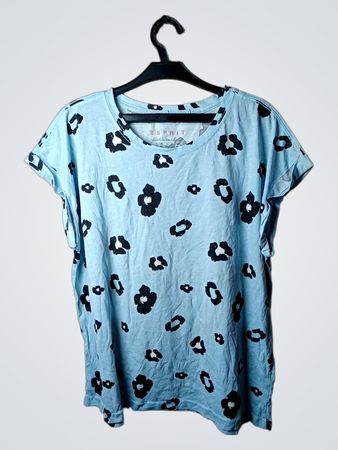 Esprit Blau Leopard Druck T-Shirt