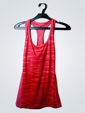 Nike Damen rotes Racerback Tanktop