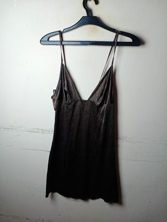 Ocrubom Spaghetti Strap Slip Dress