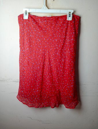 Roter Blumenmuster-Sliprock