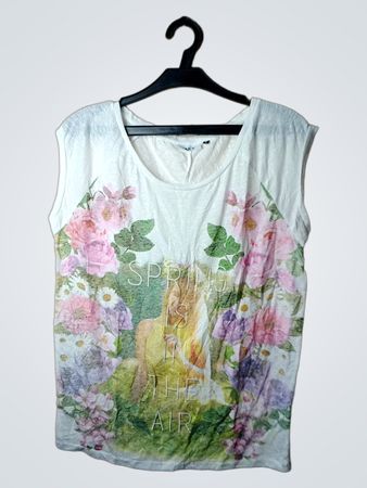 ONLY Grafikdruck ärmelloses T-Shirt