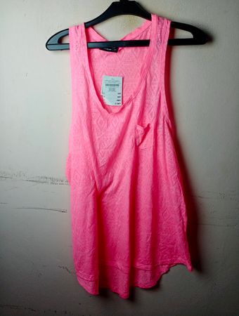 Janina Pink ärmelloses Tanktop