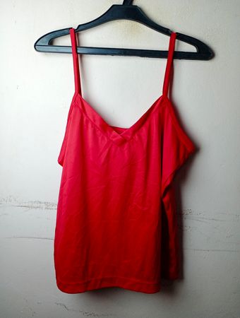 X-Mail Rote Spaghetti-Träger Tanktop
