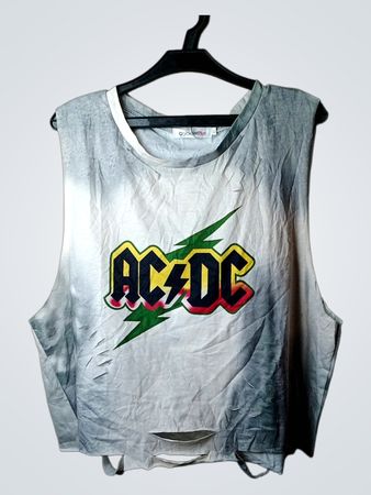 AC/DC Destroyed ärmelloses T-Shirt