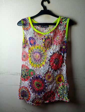 CANDIDA Ärmelloses Top mit Floralprint