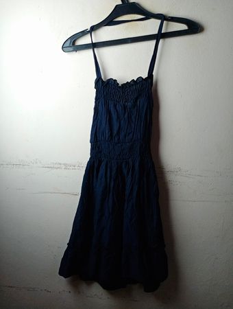R.J. Story Navy Smocked Dress
