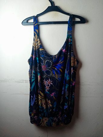Damen Tanktop mit Blumenmuster